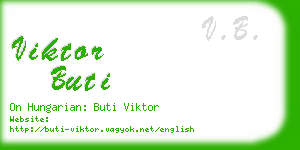 viktor buti business card